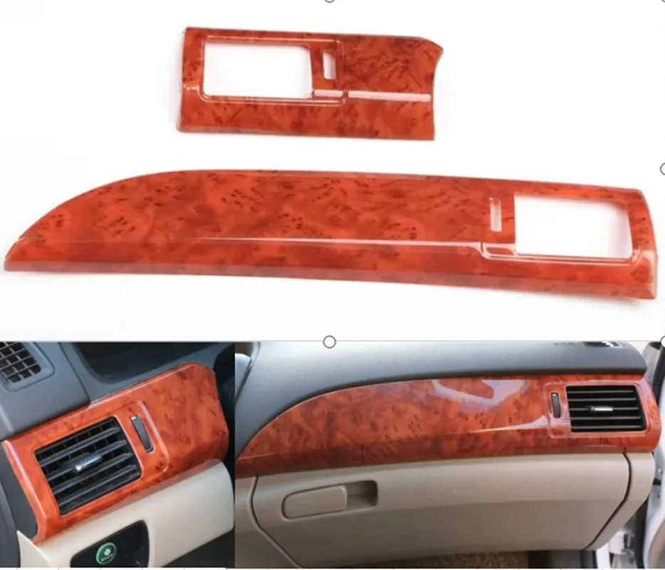 Panel de ventilación de fibra de carbono para salpicadero de coche, pegatina embellecedora ABS apta para Honda Accord 9th/9.5th 2016, 2 piezas