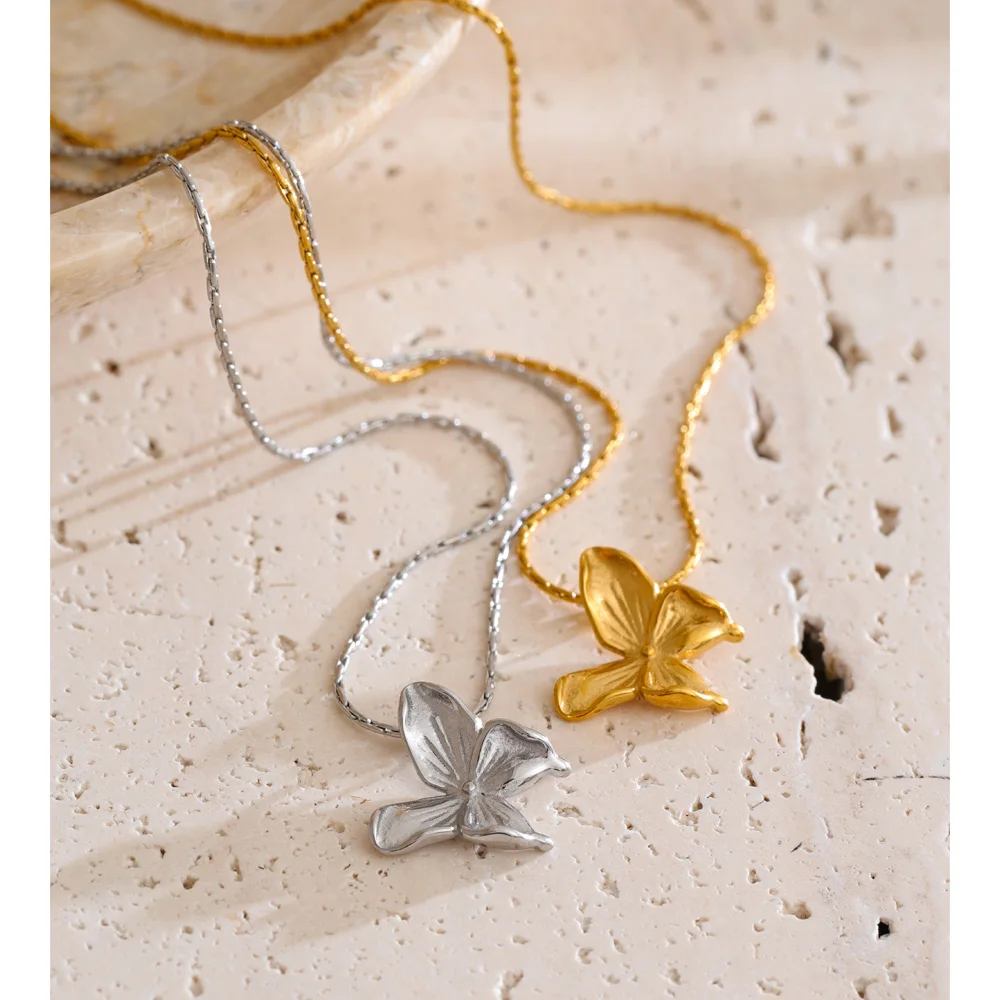 Yhpup Pendant 18K Gold Color PVD Plated Jewelry