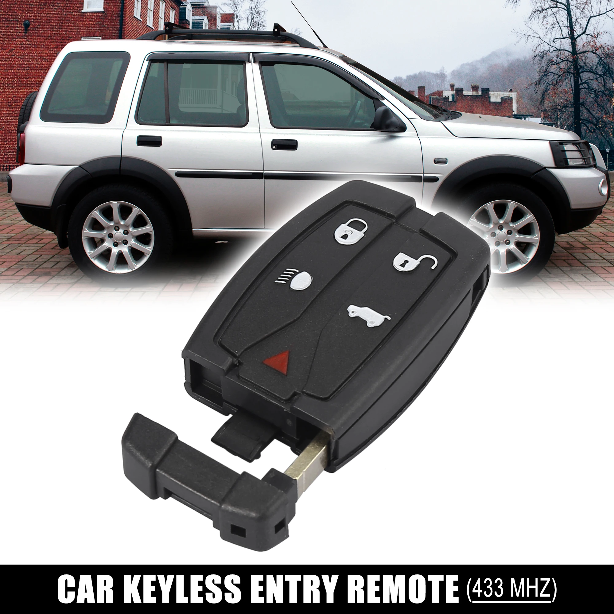 X Autohaux Replacement Keyless Entry Remote Car Key Fob 433mhz 5 Buttons For Land Rover