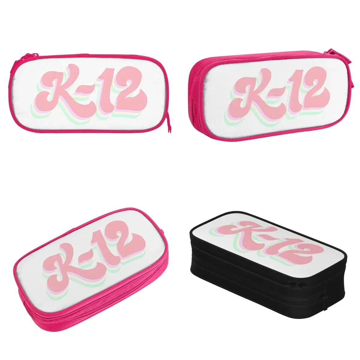 K-12 Melanie Martinez Pencil Case Music Singer Pencilcases Pen for Student Big Capacity Bags Students School Cosmetic Stationery 2
