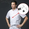 20pcs Plastic Buttons Restaurant Chef Uniforms Suit Buttons for Garment Clothes Dress DIY Accessories Black White 7mm 11mm 12mm 6