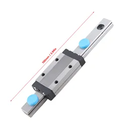 100mm Miniature Linear Motion Guide with 9mm Slider Width (100mm)