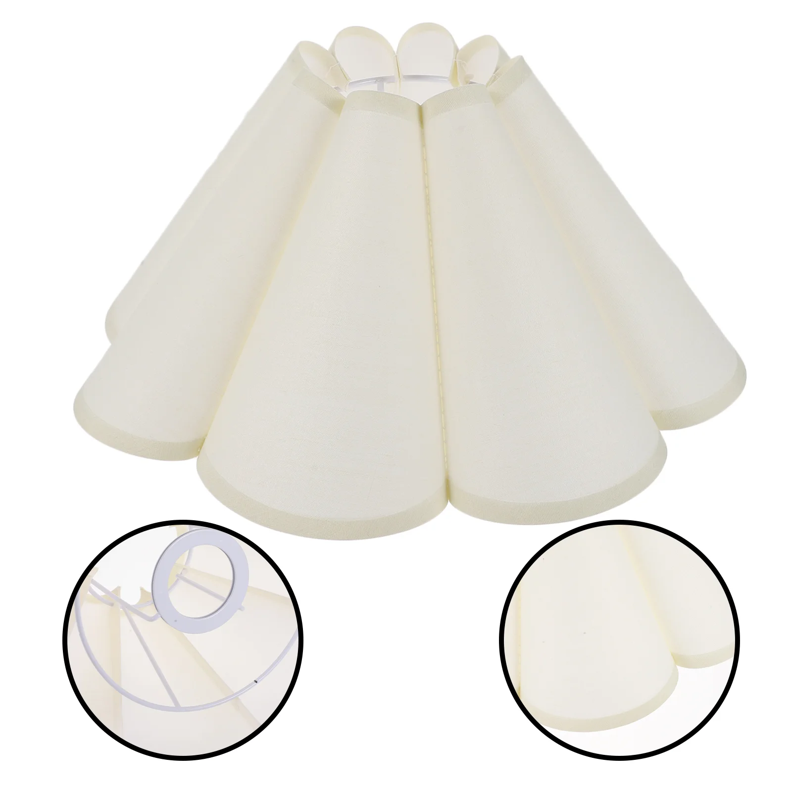 

Korean Style Lampshade Petal Light Cover Cloth Lampshade Flower Lamp Shades Light Table Ceiling Cover Replacement Chandelier