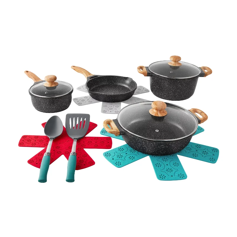 The Pioneer Woman 12 Piece Cookware Set for sale online