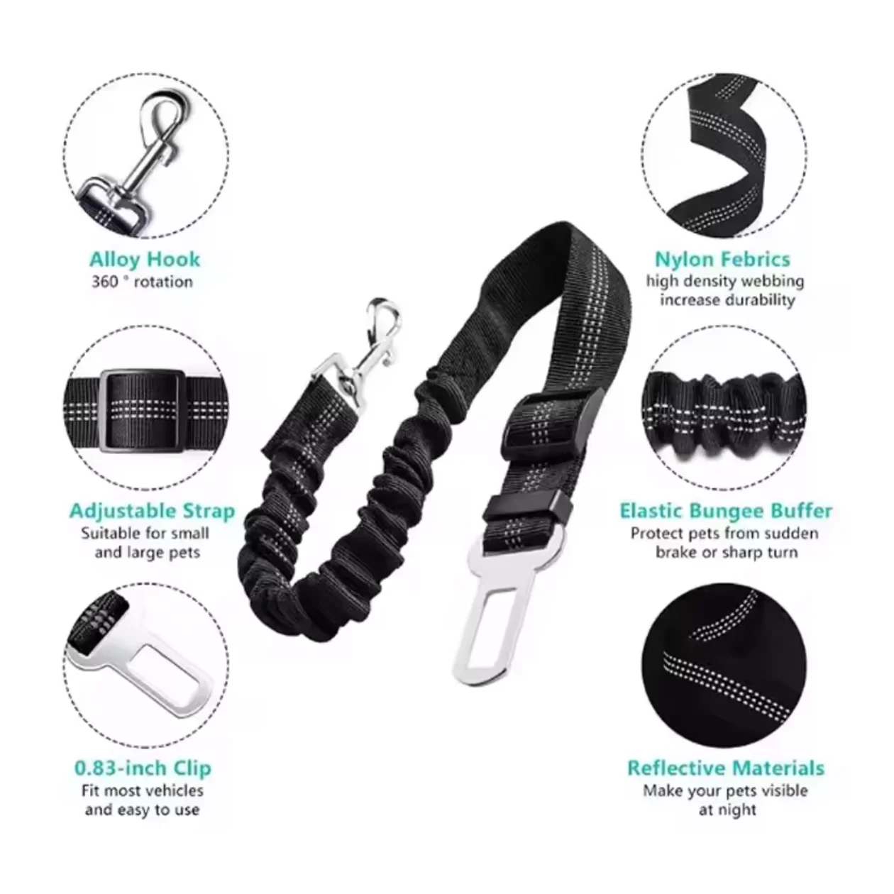Adjustable Pet Seatbelt 3