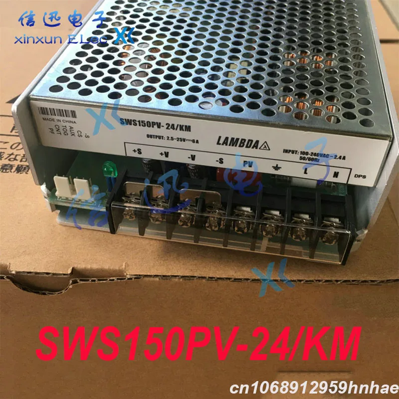 

Genuine 100% New For LAMBDA AC100-240V 150W 24V Power Supply For SWS150PV-24/KM SWS150PV-24/KM-N