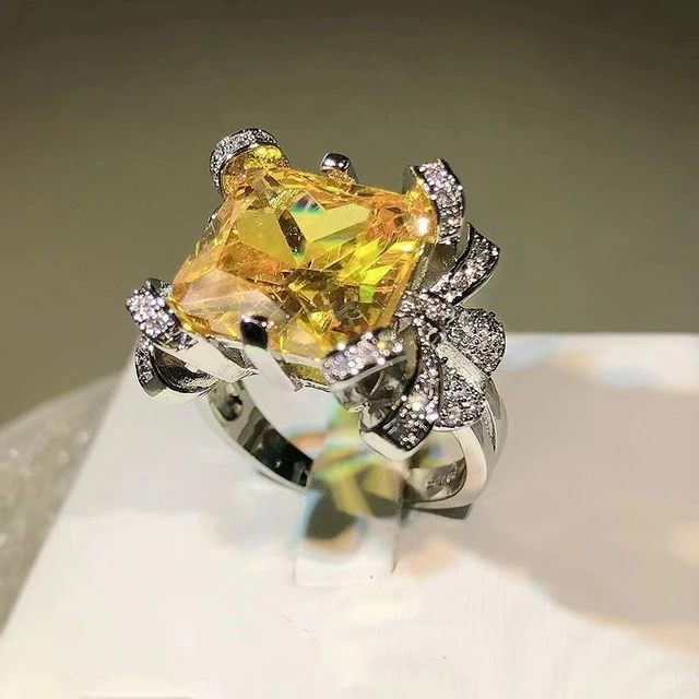 Buy Brazilian Heliodor, Brown and White Zircon Ring in Vermeil Yellow Gold  Over Sterling Silver (Size 10.0) 1.00 ctw at ShopLC.