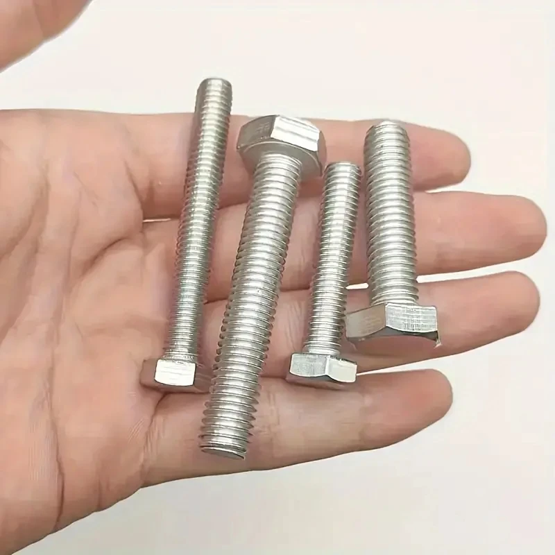 200 stainless steel nuts and bolts 1/4-20 X 1/2", 3/4", 1 ", 1-1/2", 2", 2-1/2", 3 ", stainless steel hexagon bolts and nuts,.