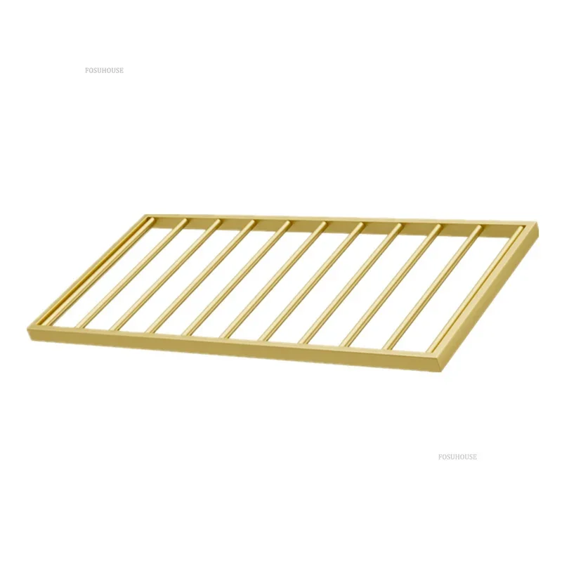 Light Luxury Iron Wine Racks High-end Bar Cabinet Red Wine Oblique Shelf Home Bottle Dsecorative Display Racks C