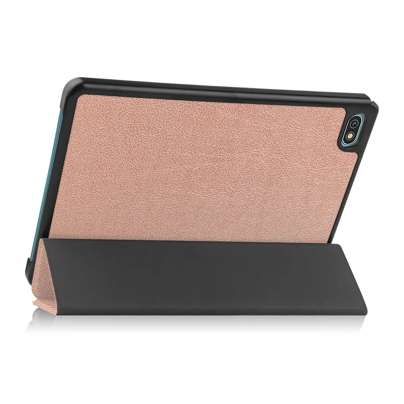 Tri-Fold Leather Magnetic Stand Smart Case with Pen Holder