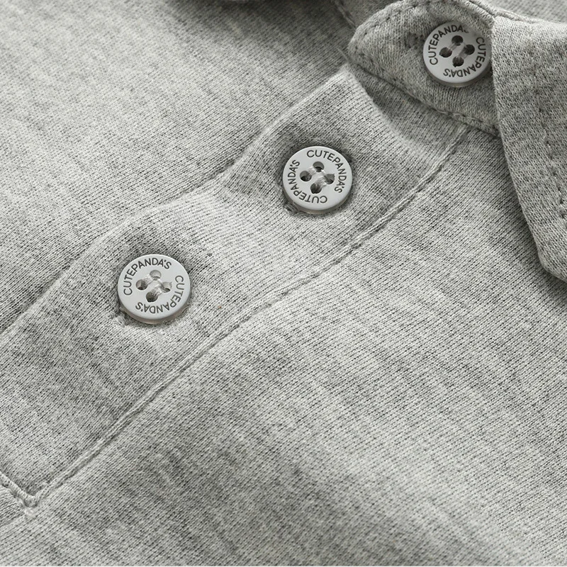 Ins Infant Babys Boys Polo Shirts Autumn Solid Long Sleeve Little Boy Sundershirt Casual Turn Down Collar Toddler Kids Boys Tops 3