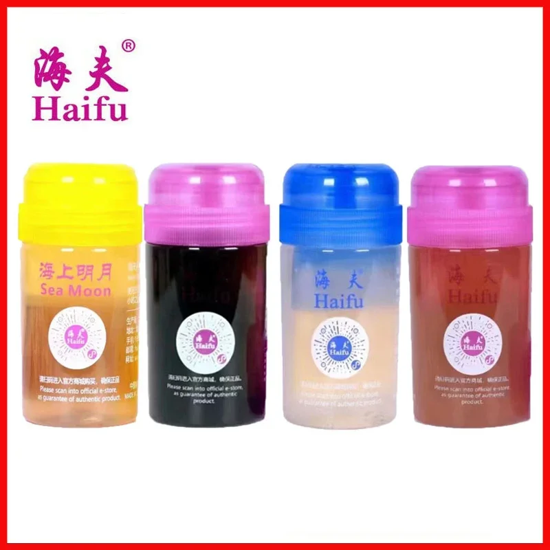 Haifu Sea Moon 탁구 퍼포먼스 부스터, 탁구 용해성 본드 오일, VOC 튜닝, 전국 옐로우, 블랙, 화이트, 120ml