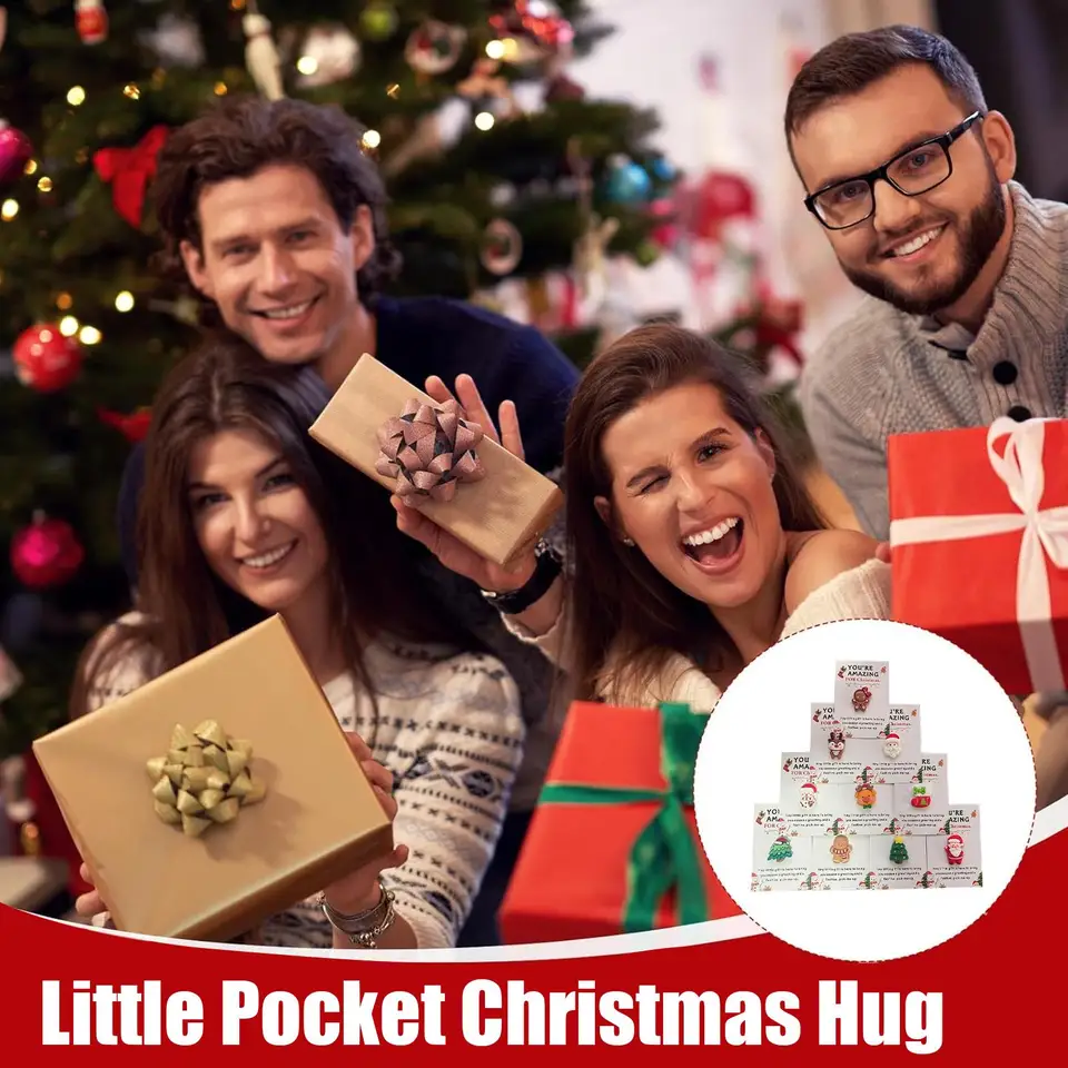 Mini Pocket Christmas Hug - Ornement De L'atmosphère De Vacances, Mini