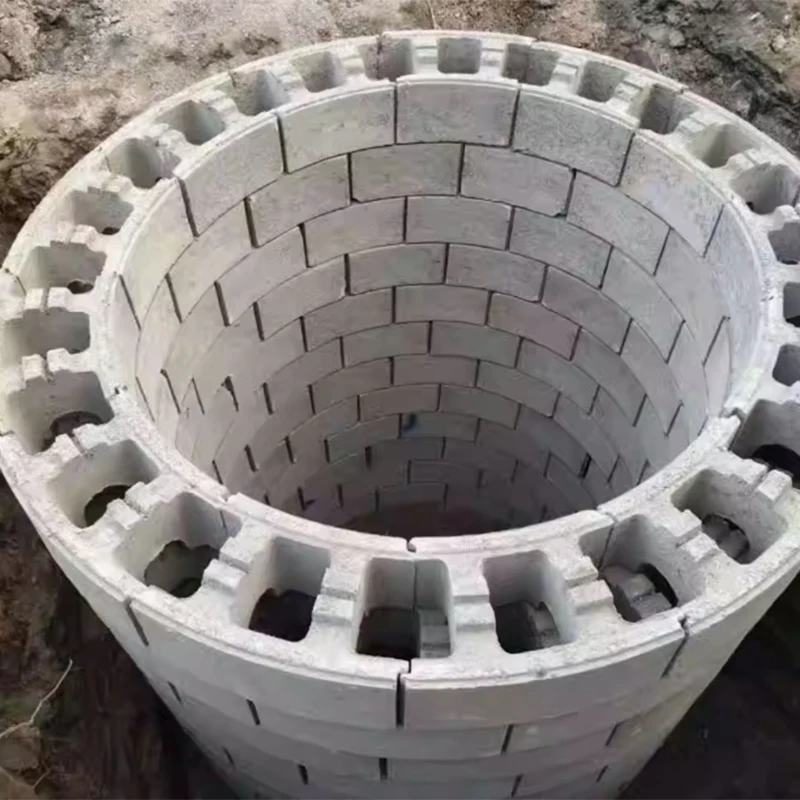 Prefabricated Concrete Drainage Renovation Of Square Hollow Bricks For Manhole Block Plastic Mold Sewer Ditch Combination
