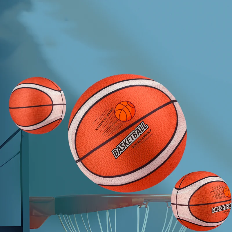 Bouncing Mute Silent Basketball Squeezable Mute Bouncing Basketball Indoor Silent Ball Foam Cloth Wrapped Package