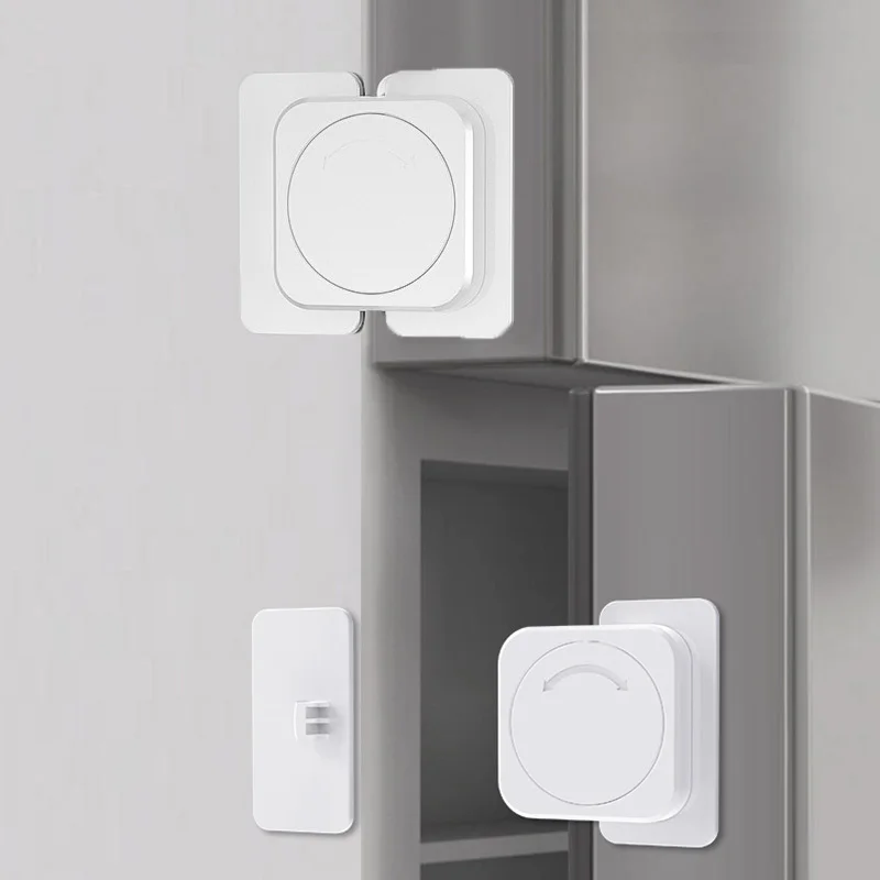 Children Safety Locks Refrigerator Door Lock Multi-function Baby Anti-Pinching Hand Home Cabinet Door Drawer Security Protector