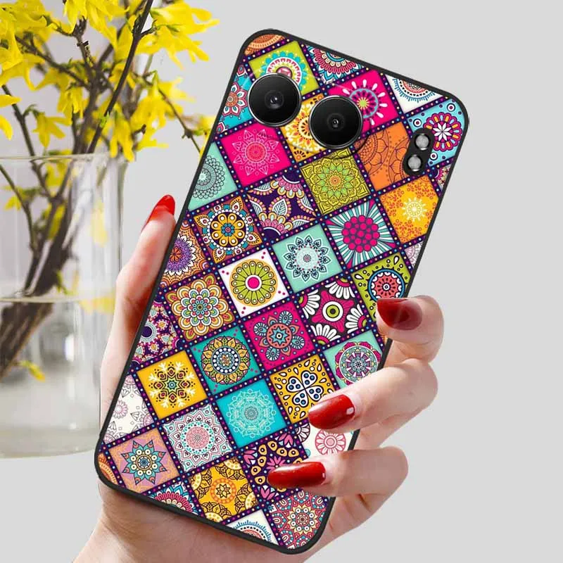 Elegant Black Marble TPU Soft Phone Cover - Fashionable Silicon Back Protector