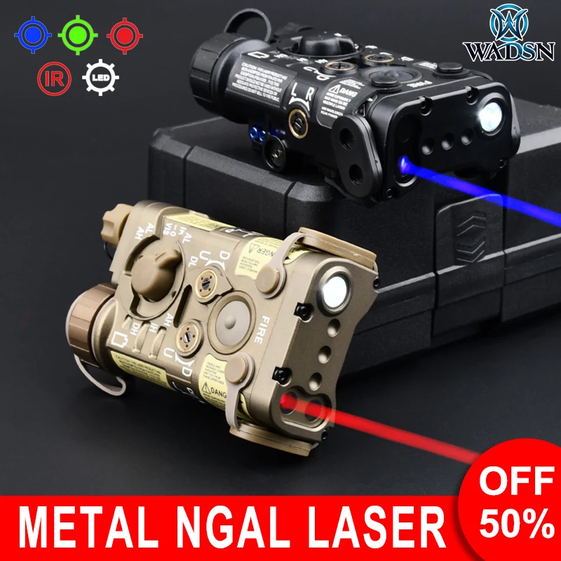 WADSN puntero láser para arma, luz estroboscópica Airsoft L3 NGAL para