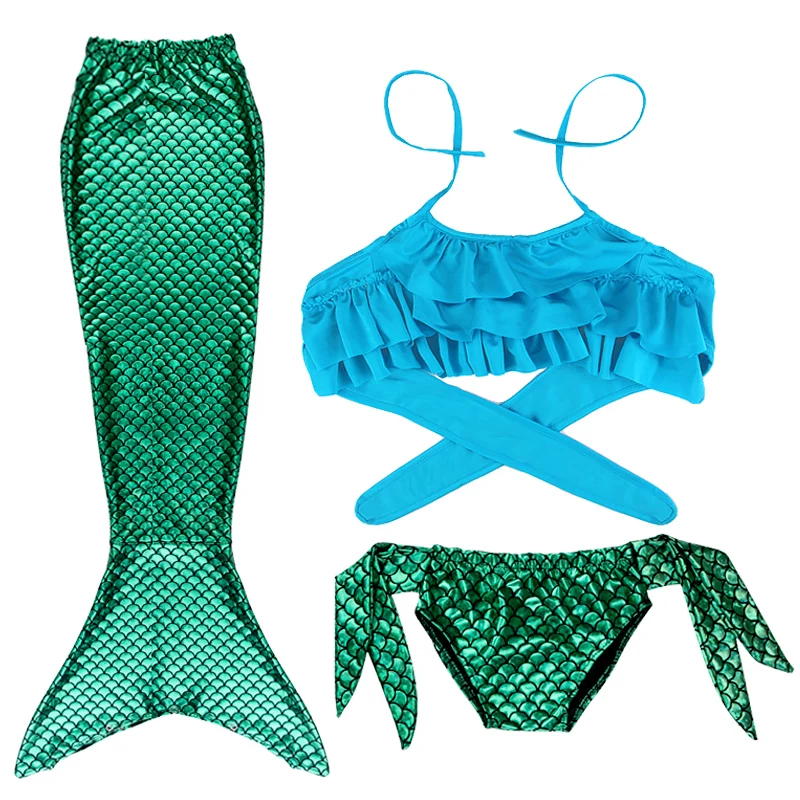 Girls Mermaid Tail Swimsuit 4