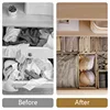 3pcs/1set Underwear Storage Box Foldable Non-woven Storage Box Six-piece Set Underwear Bra Socks Drawer Storage Finishing Box 5