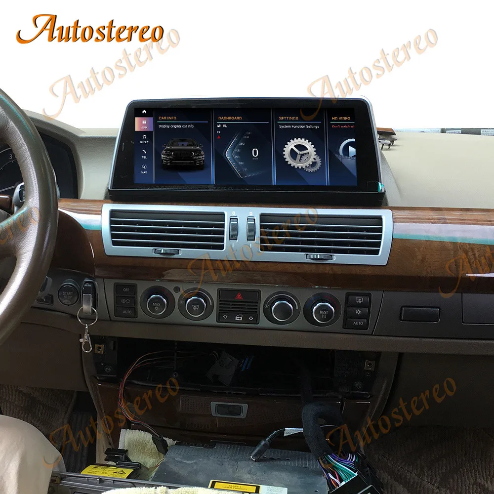 ID8 Carplay Android 13 For BMW 7 Series E65 E66 Car Head Unit Multimedia Player