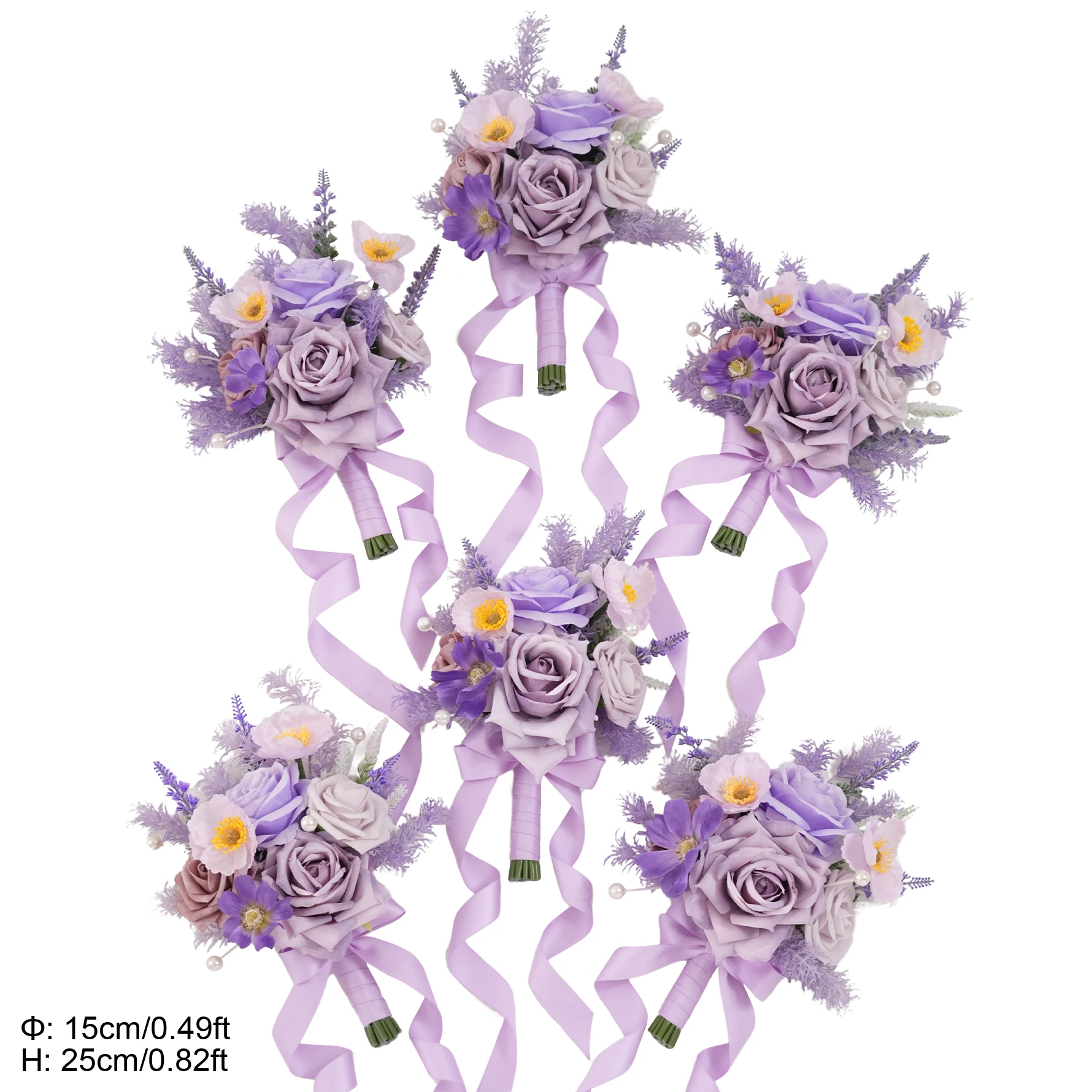 6pcpurple bridesmaid
