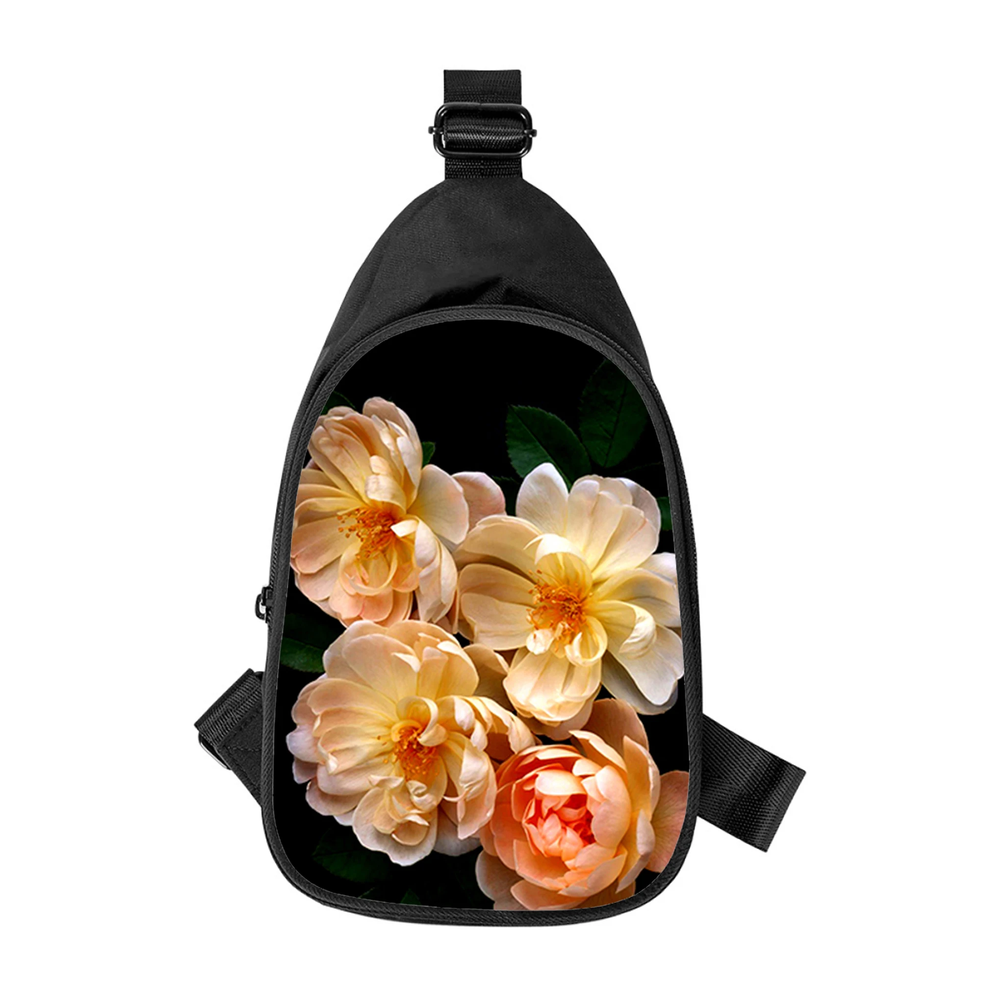 Рисунок 4 - Новинка, Мужская нагрудная сумка через плечо с цветами