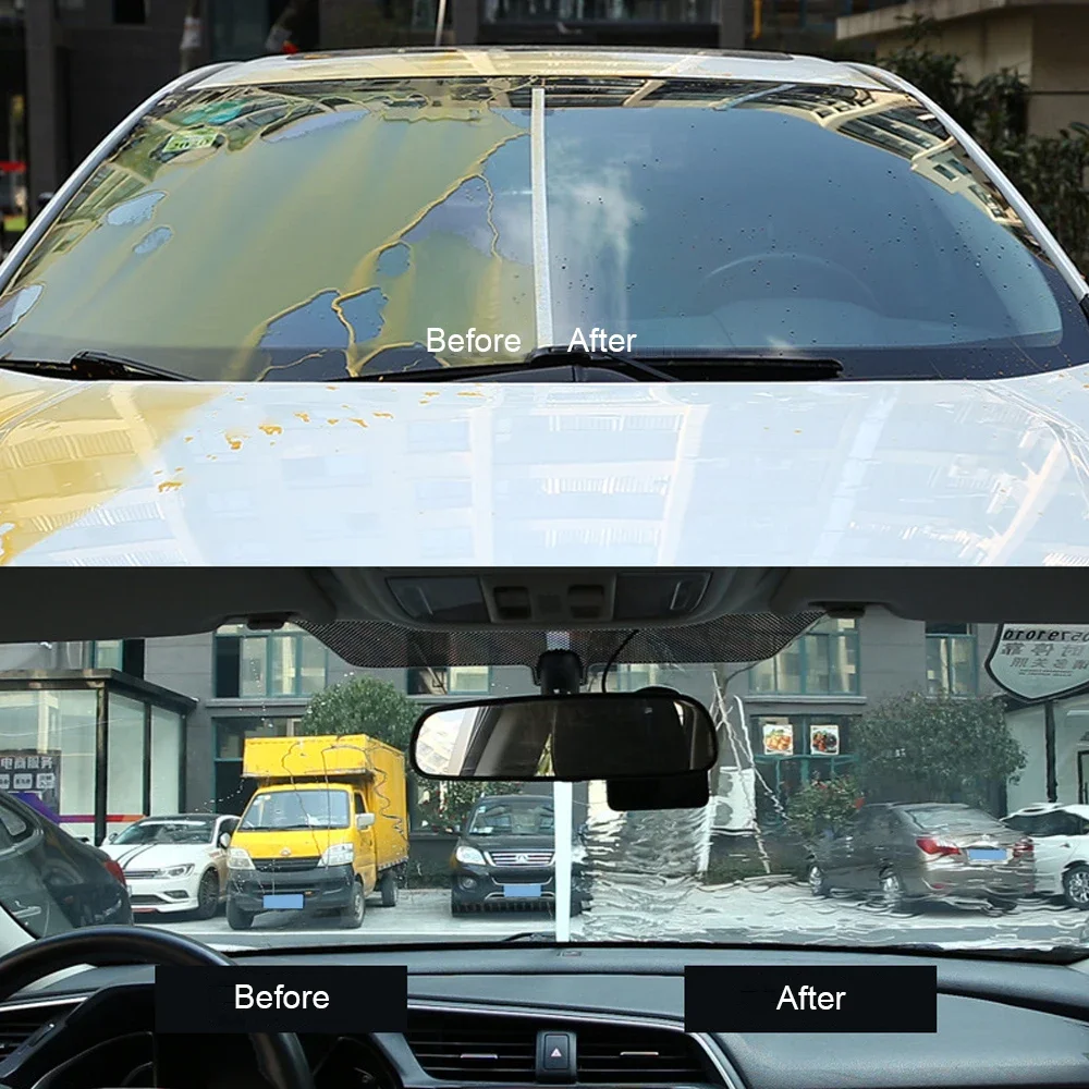 Car Rainproof Oil Film Remover Windshields Antifouling Automobile Window Glass  Anti-fogging Agent Coating Defog Paint Cleaner