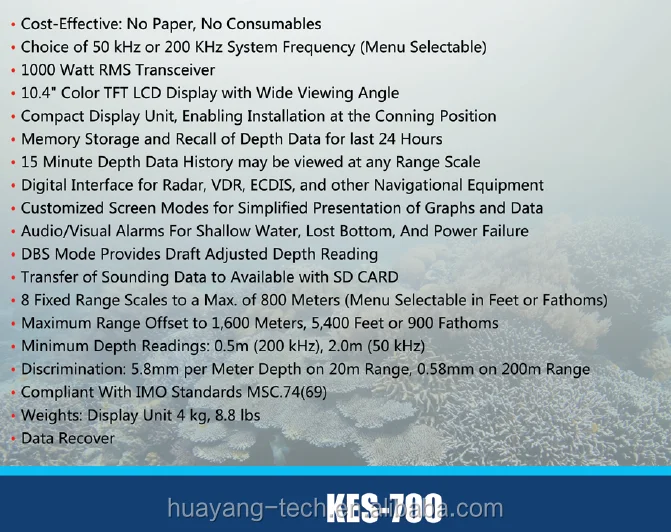 Hot Sale Professional Lower Price Depth Sounder High Power Fishfinder High Quality Echo Sounder