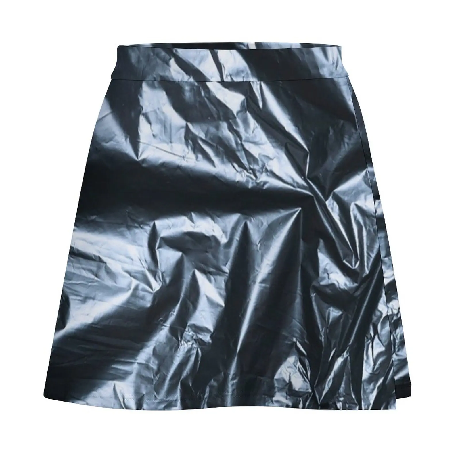 Trash Plastic Bag Texture Mini Skirt Sexy mini skirt Women skirt
