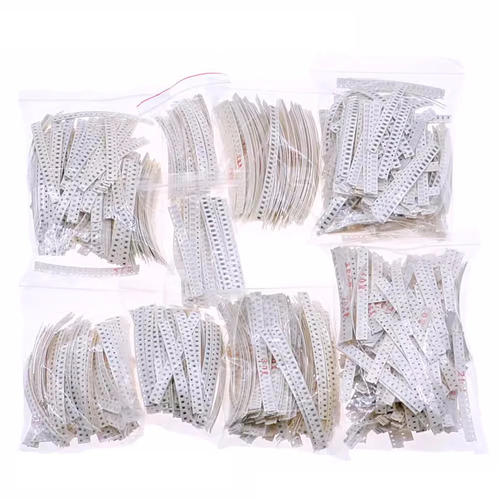 100pcs 1206 &plusmn;1% 1/4W 0R 10 11 12 13 14 15 15.8 16 18 20&Omega; 21 24 30 39 49.9 60.4 100 120 200 249 470 510 649 715R ohm Resistor