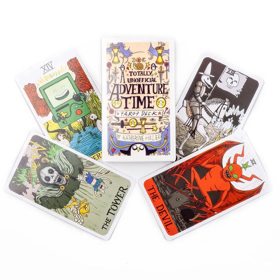 A Totally Unofficial Adventure Time Tarot Deck 78Pcs English