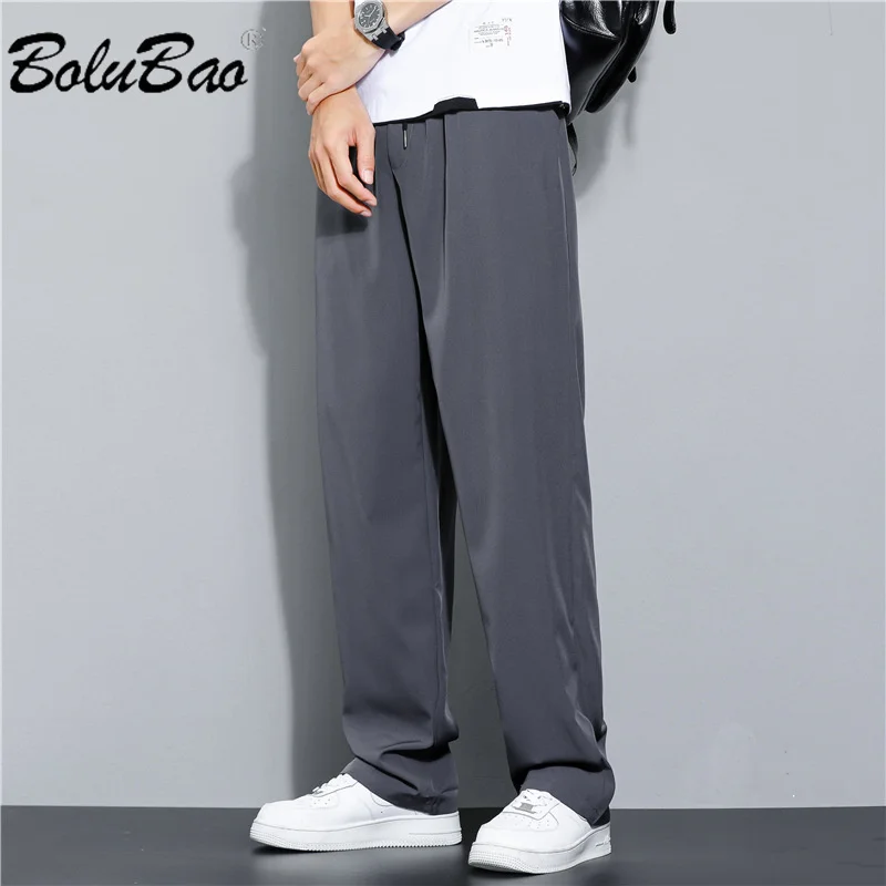 

BOLUBAO 2024 Casual Pants For Men Cotton slim Fashion Pants High Quality Design Hot Street Wear Casual Pants For Men