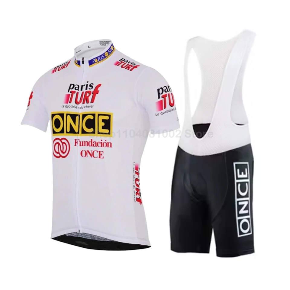 Once Team Retro Cycling Jersey Set Bike Wear Clothing Mtb Jersey Breathable Maillot Ciclismo Hombre