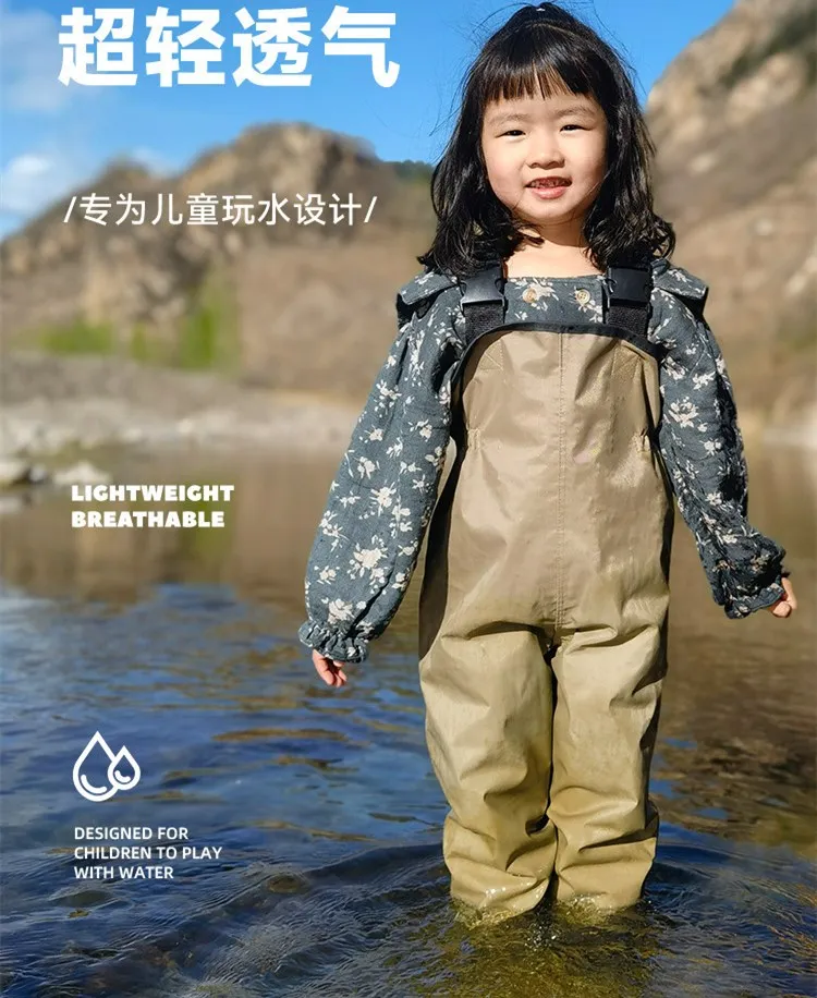 Fishing Pants for Children, Nylon Water Pants Boots