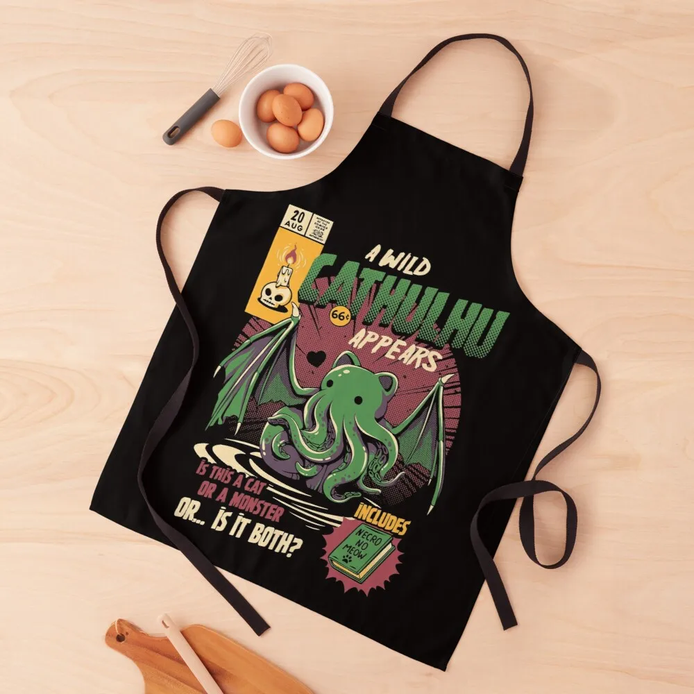

Cathulhu Apron funny kitchen apron