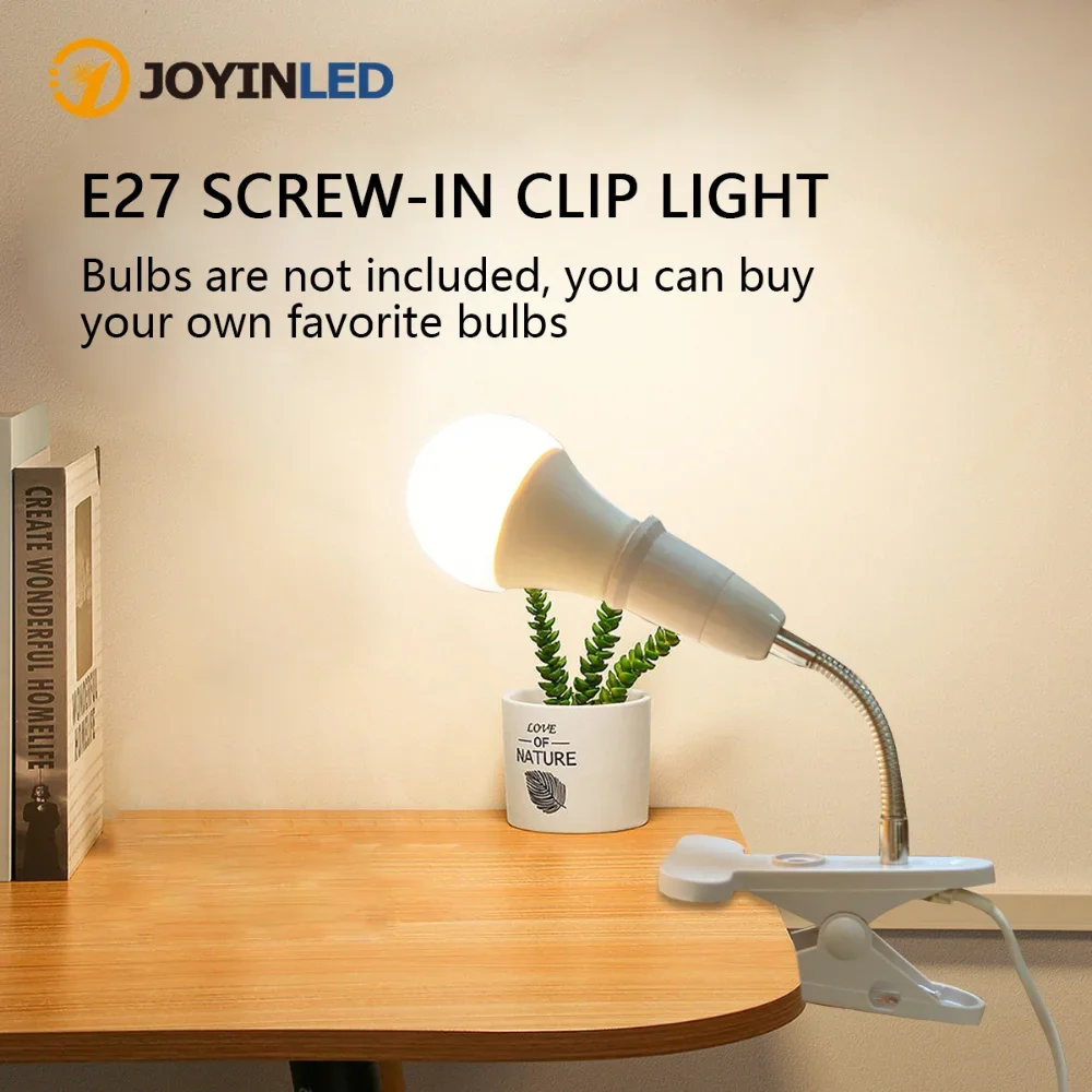 E27 Screw-mounted Led Plant Lamp Stand Universal Tube Lamp Head Clip Holder Fill Light Accessories