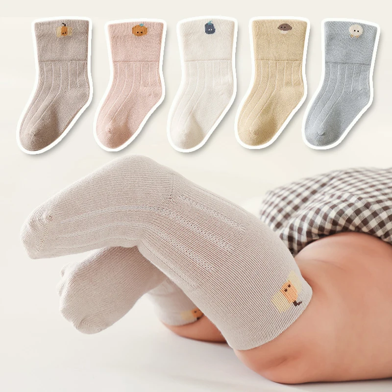

Autumn Winter Baby Socks 0-3Years Newborn Baby Socks Kids Middle Tube Cotton Socks Baby Clothing Accesories Boys Girls Socks