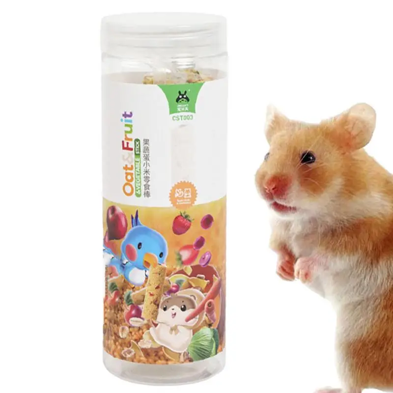 

Hamster Snack Sticks Molar Chewing Toy Small Pet Dental Care Nutritious Convenient Hygienic Chewing Stick For Hamster Pet Rabbit
