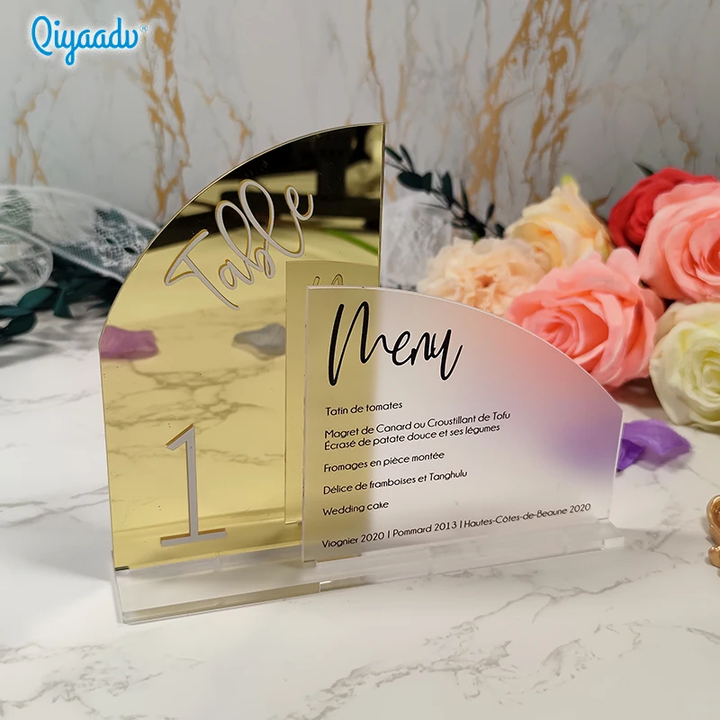 Acrylic Table Number Plates for Weddings Parties Festivals acrylic party decorations