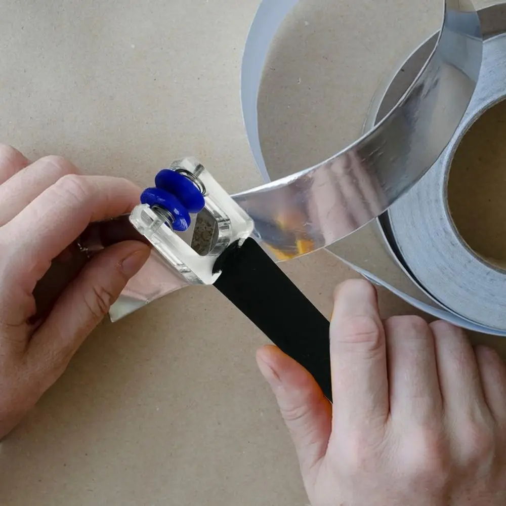 Foil Crimper Burnisher for Glass Aluminum Foil Protable Copper Wrapping Tool Time-Saving Wear Resistant Hand Tool Parts
