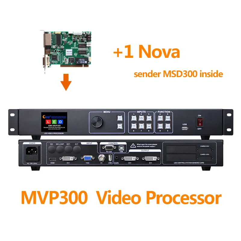 Vel 1 2 nová MSD300 videó falra Időréscsatoló SDI MVP300 USB videó Számvevő watercolor ben ledes videó Hasonlít vel linsnx100 novastar VX400