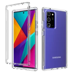 360° Clear Full - Body Screen Protector Phone Case - Galaxy S21Plus (Transparent)