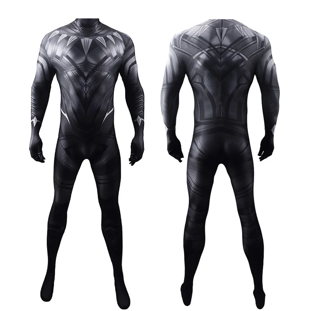 Black Panther Cosplay Costume Panther Superhero Spandex Body