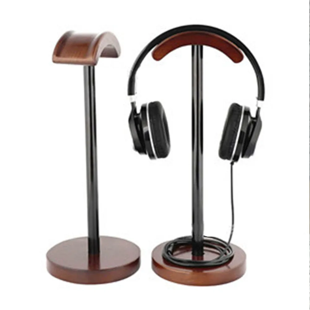 

Wooden Headset U Shape Rack Headphone Display Stand Earphone Bracket Hanger Holder Rack Stand Earphone Accessories