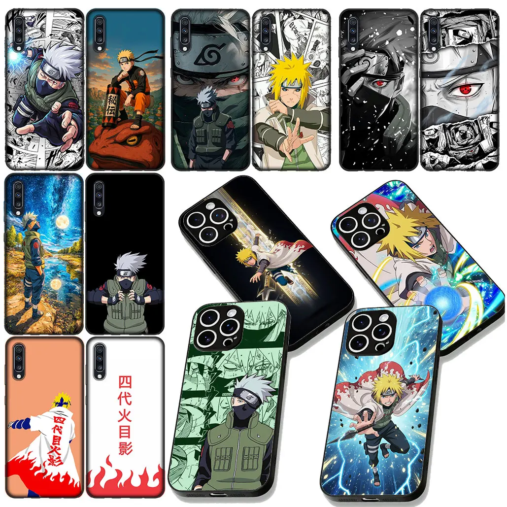 Kakashi and Minato Naruto Inspired Phone Cover