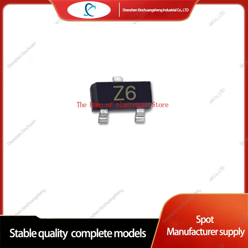 Patch Zener Diodebzx84C7V5 Bzx84-C7V5 Z6 7.5V ± 5% 225Mw Sot-23 (50 Pz)