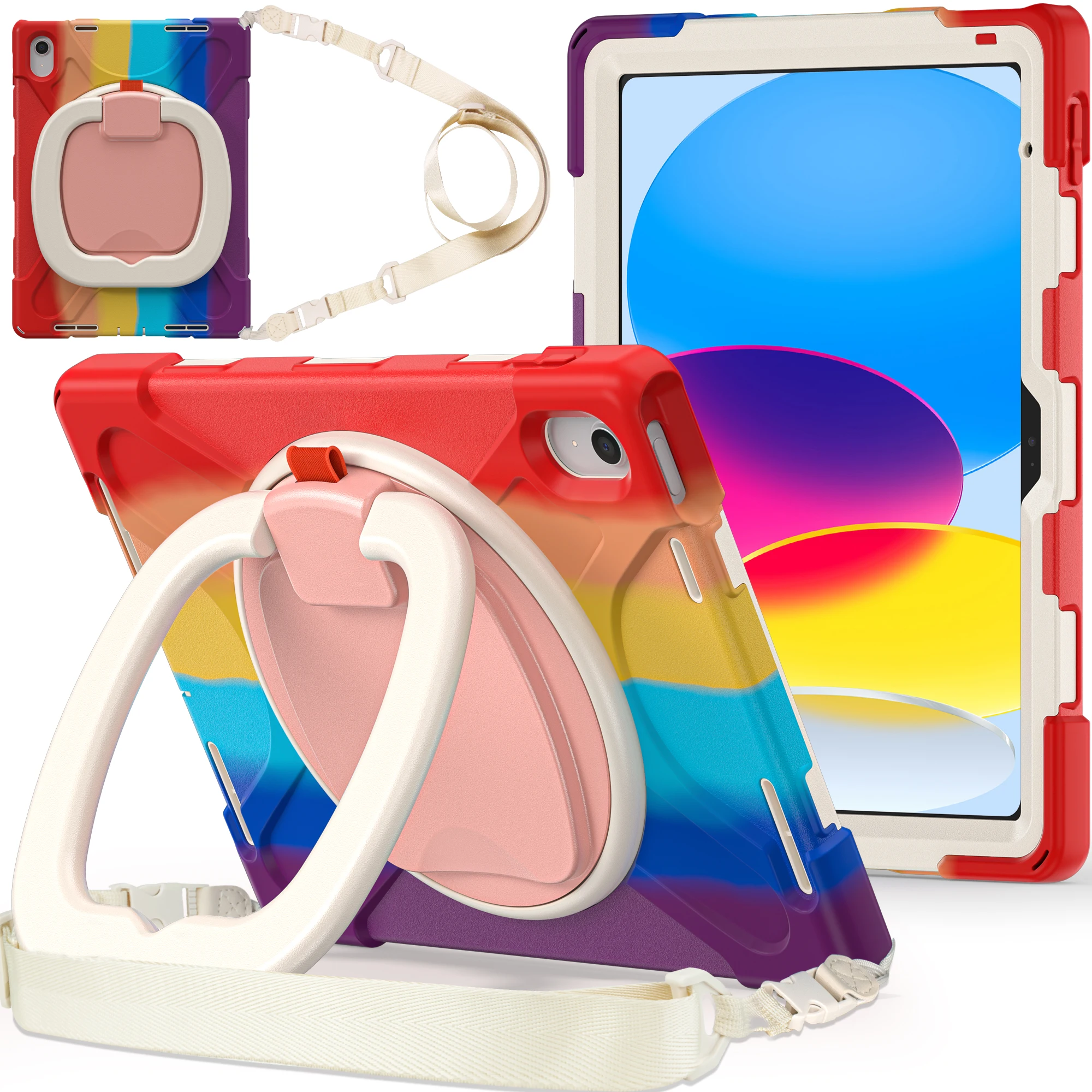 Universal Rotating Stand Hybrid Armor Case