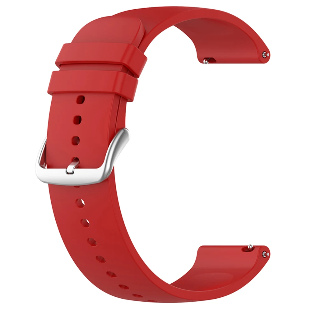 Breathable Soft Silicone Sport Strap - Premium Replacement Band, 20mm/22mm