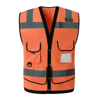 Reflective Traffic Safety Vest with Multi Pockets